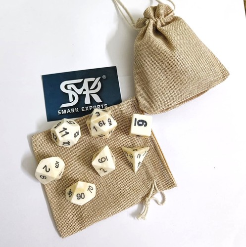 Handmade buffalo bone - bone, dice
