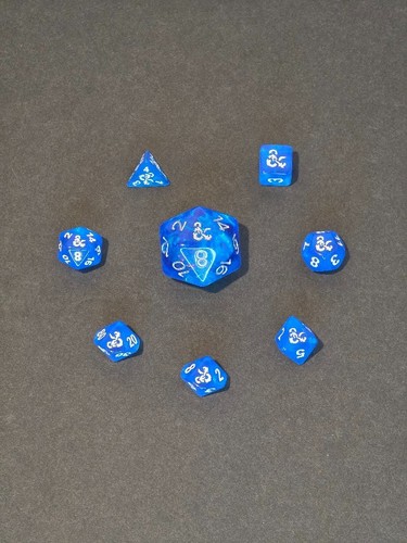 Dnd mini dice set with - 7,
