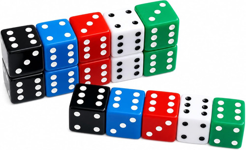 Jumbo dice set - dice, 15