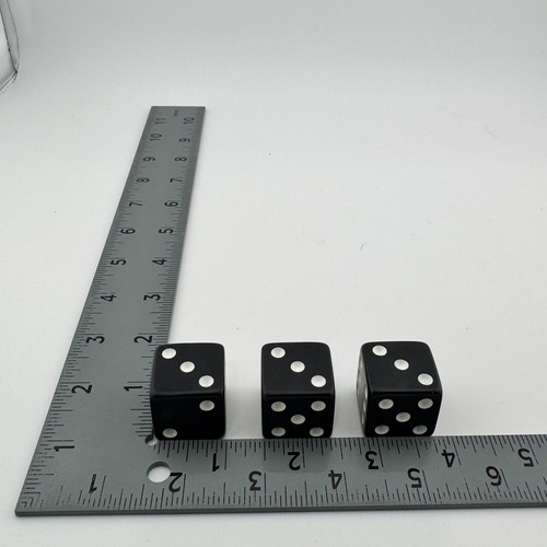Lot large black - lot, dice