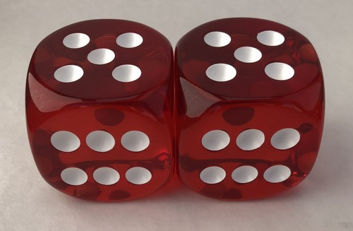 Pair 55mm red - (2.17"),